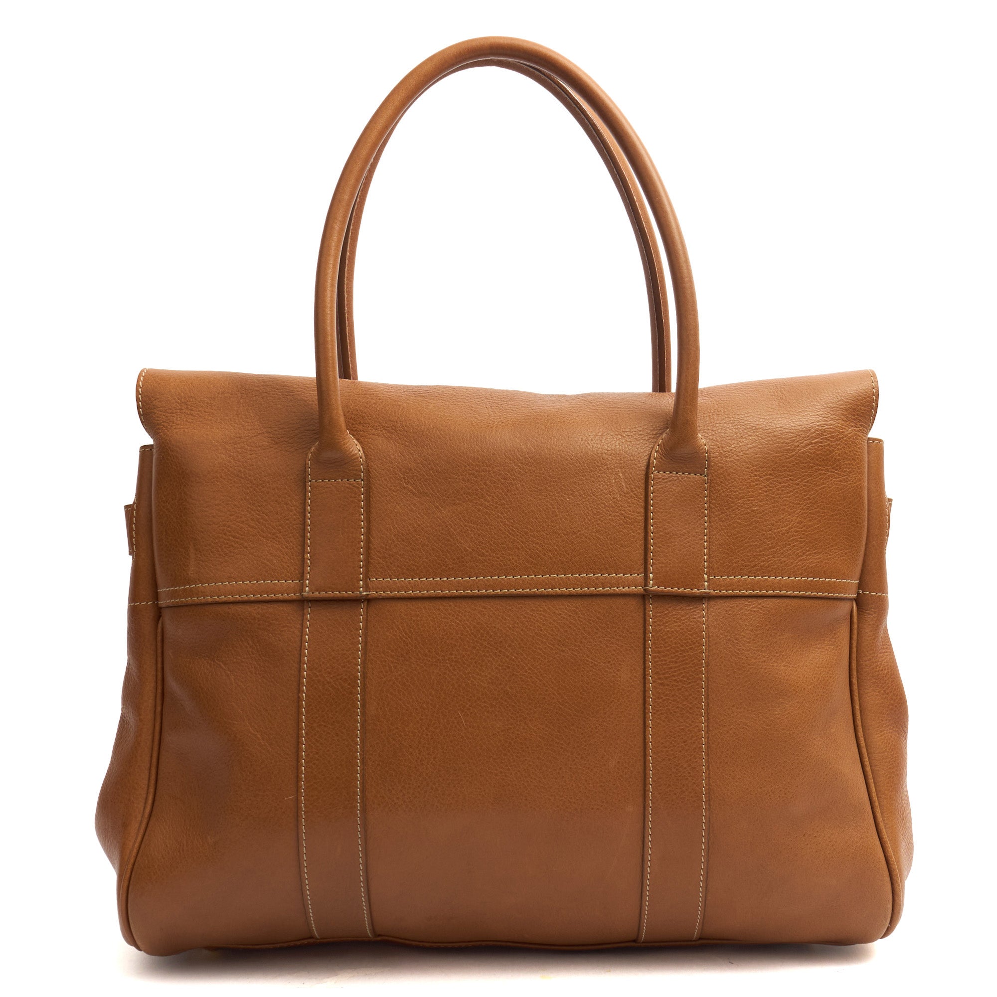 Mulberry Tote Bayswater Heritage in Oak, Leather — Top View