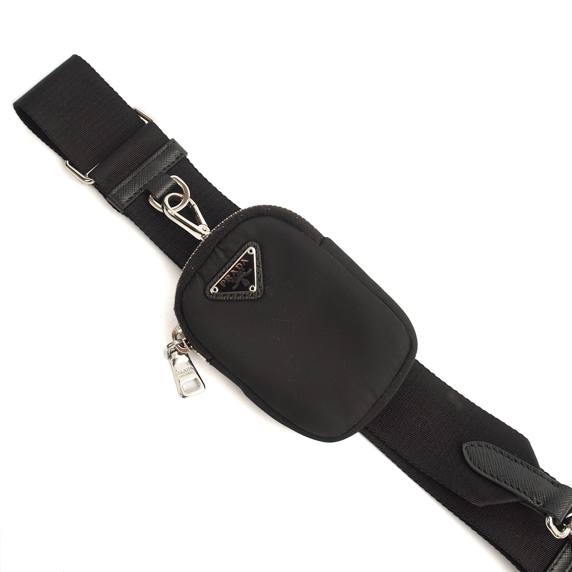 Prada Cross Body Re-Edition 2005 Re-Nylon Bag in Black, Nylon — Alternate View 7