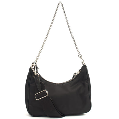 Prada Cross Body Re-Edition 2005 Re-Nylon Bag in Black, Nylon — Alternate View 19