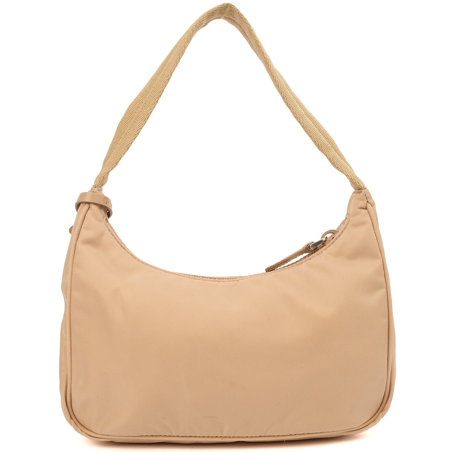 Prada Mini Bag Re-edition 2000 Nylon Mini Bag in Neutral, Nylon — Alternate View 10