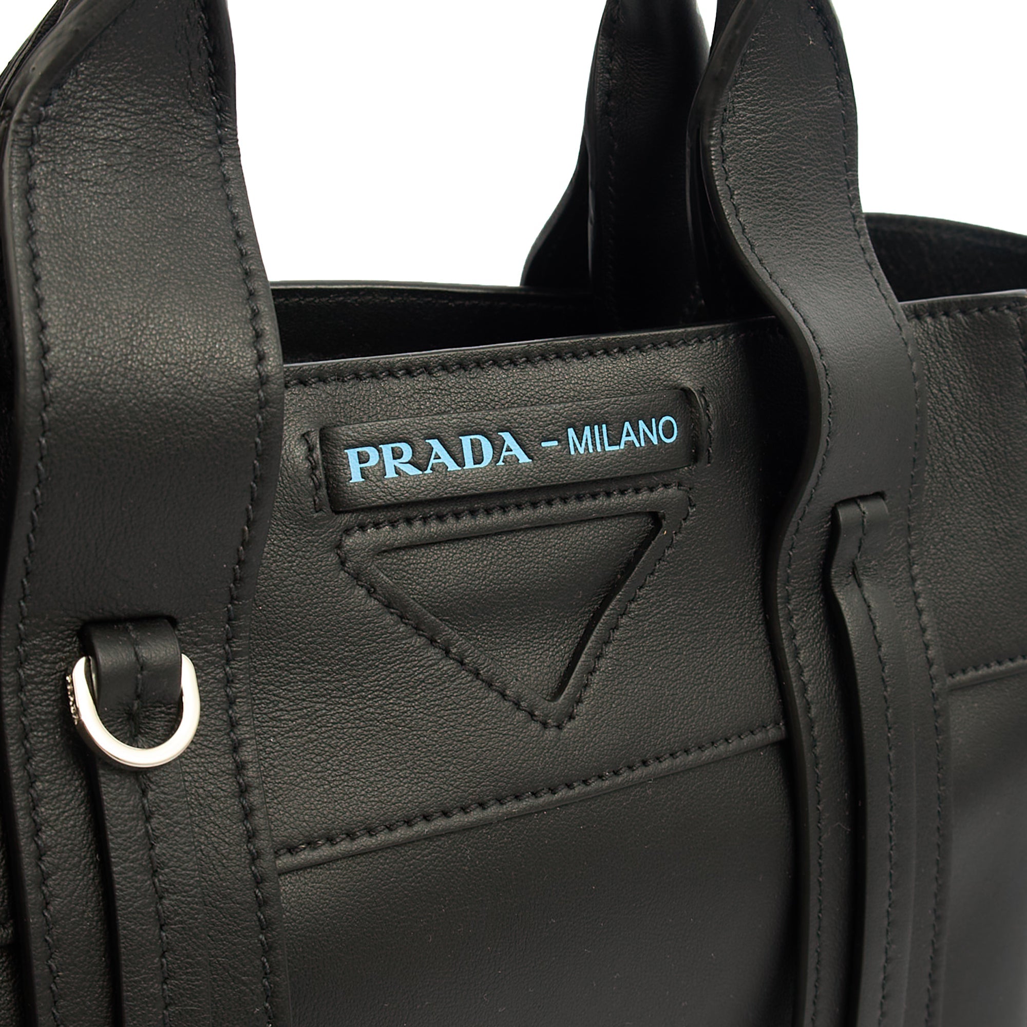 Prada Tote Tote in Black, Leather — Lifestyle View
