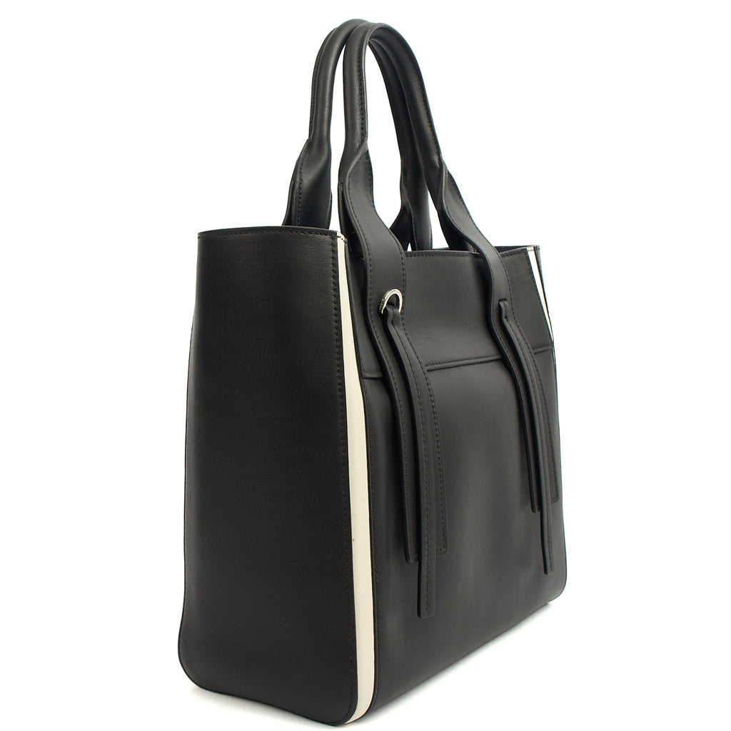 Prada Tote Tote in Black, Leather — Alternate View 9