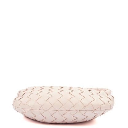 Bottega Veneta Top Handle Jodie - Mini in Pink, Intrecciato Nappa — Top View