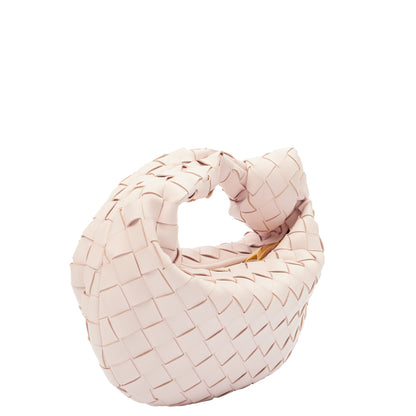 Bottega Veneta Top Handle Jodie - Mini in Pink, Intrecciato Nappa — Alternate View 8