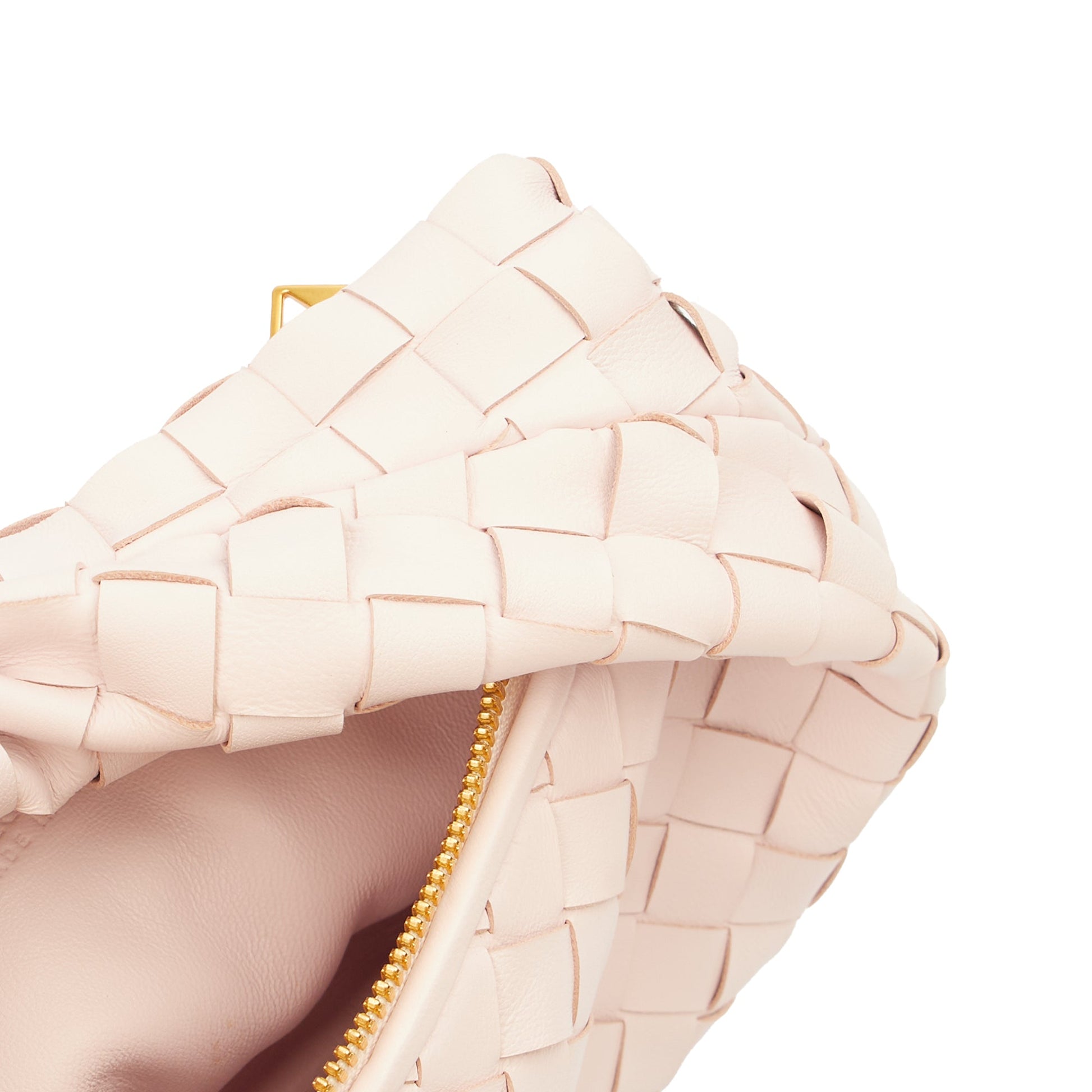 Bottega Veneta Top Handle Jodie - Mini in Pink, Intrecciato Nappa — Alternate View 11