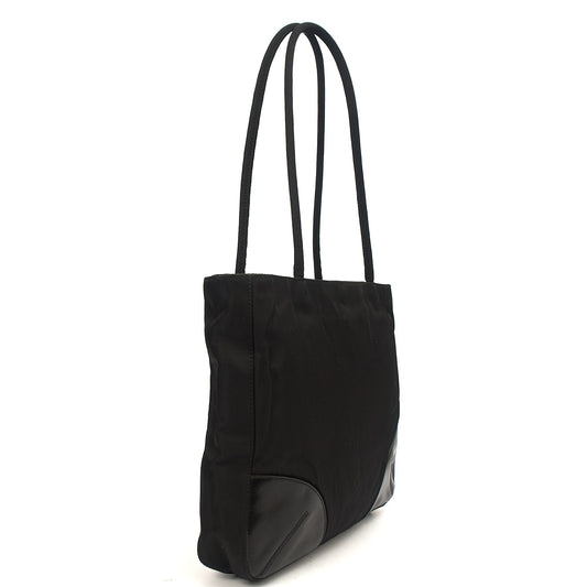 Prada Tote Tote in Black, Nylon — Side View