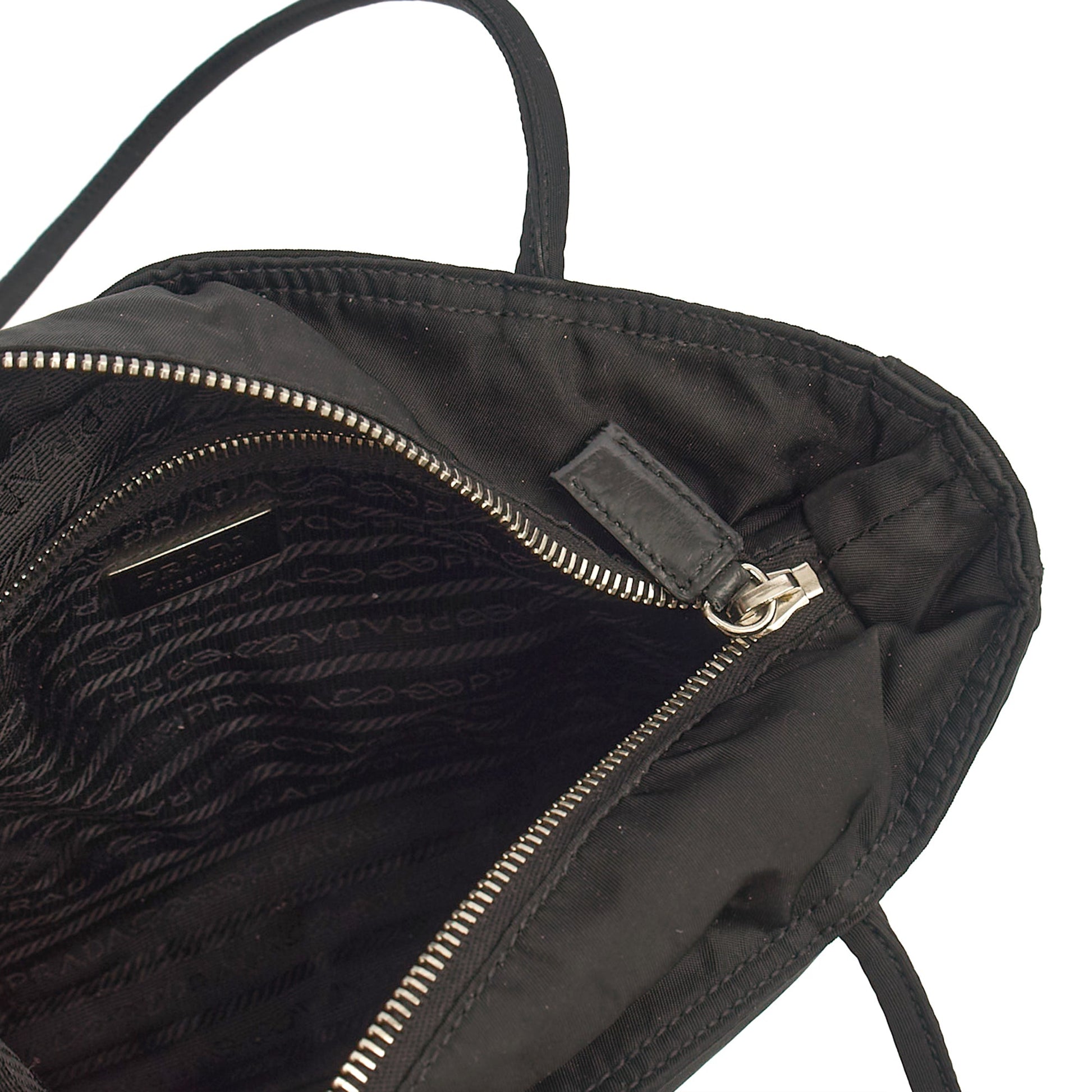 Prada Tote Tote in Black, Nylon — Alternate View 11