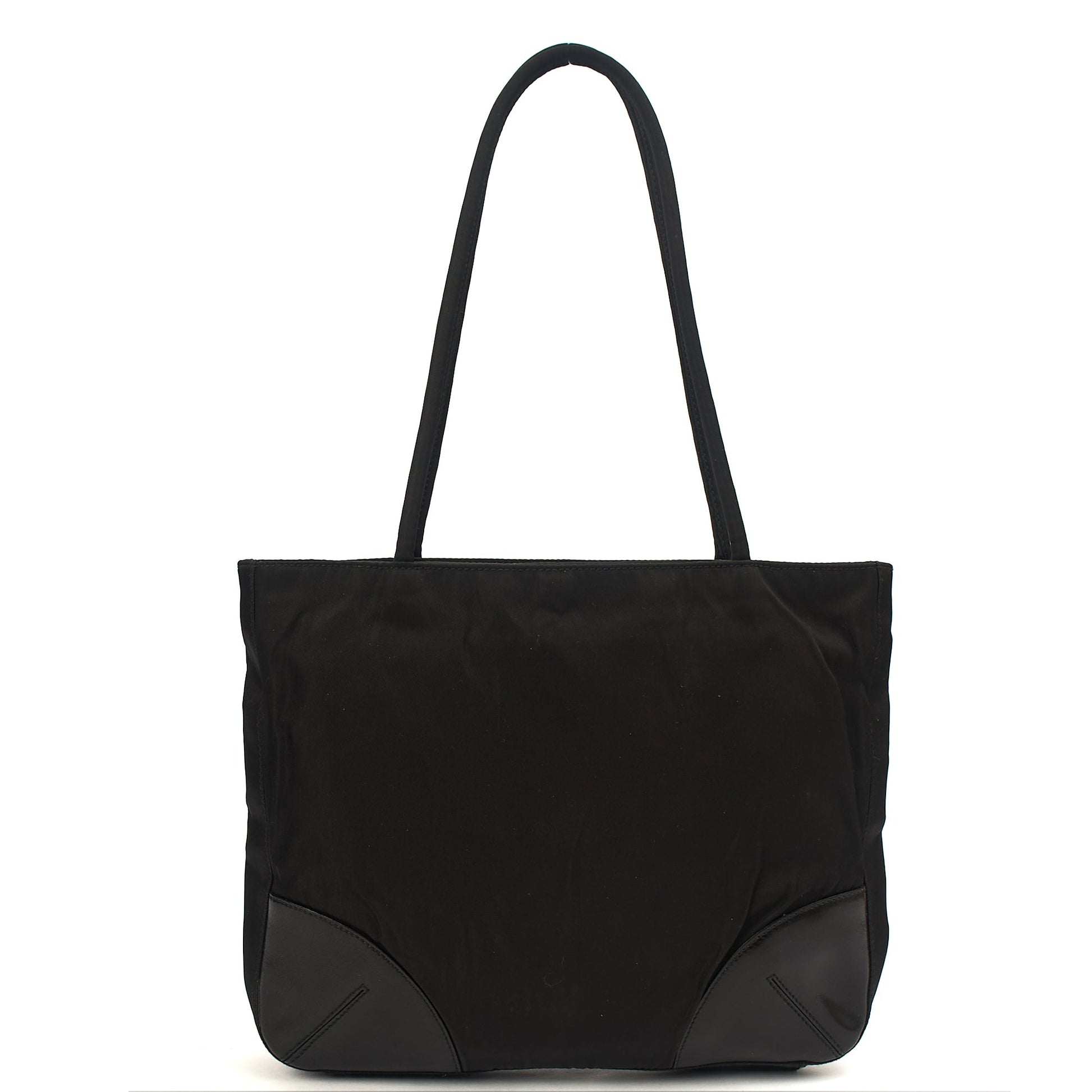 Prada Tote Tote in Black, Nylon — Back View