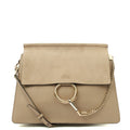 Chloe Cross Body Faye Day - Medium in Neutral, Leather — Front View
