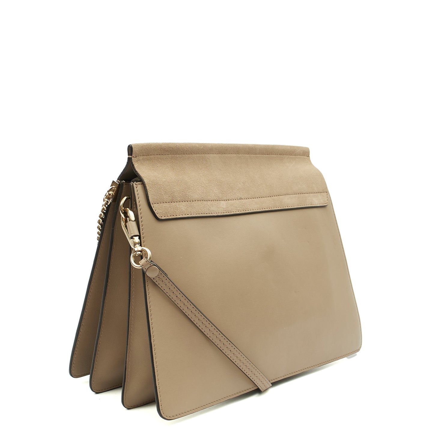 Chloe Cross Body Faye Day - Medium in Neutral, Leather — Side View