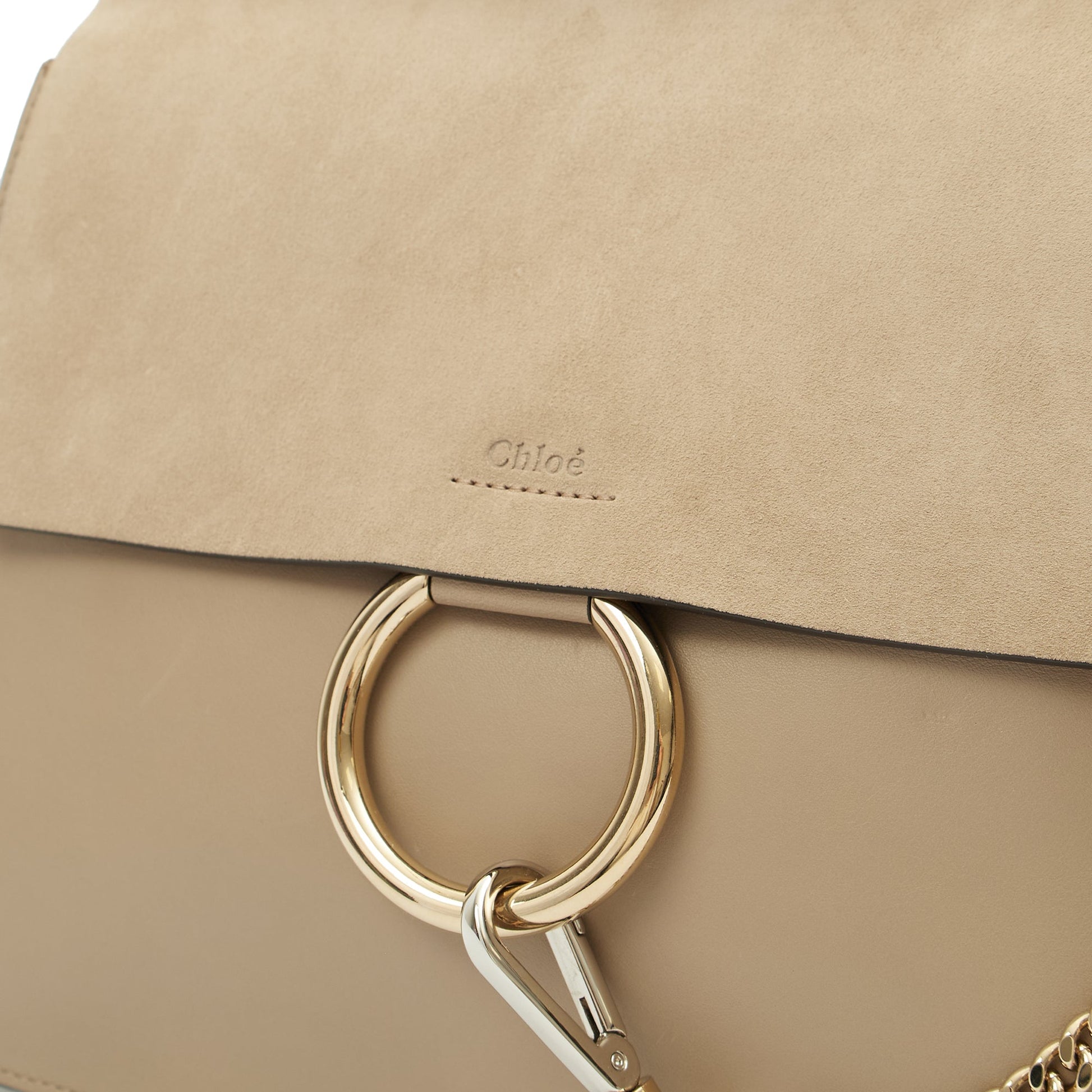 Chloe Cross Body Faye Day - Medium in Neutral, Leather — Lifestyle View