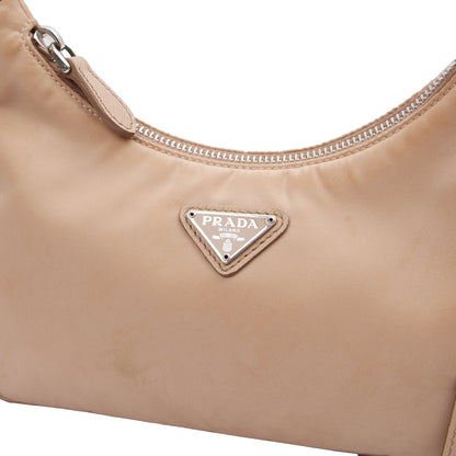 Prada Cross Body Re-Edition 2005 Re-Nylon Bag in Neutral, Nylon — Lifestyle View