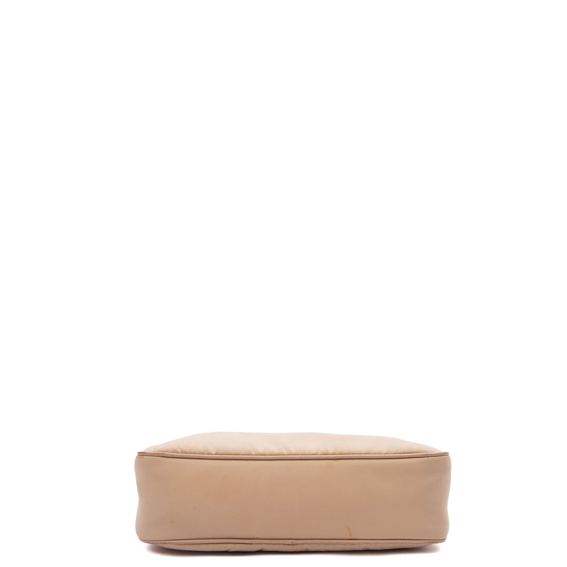 Prada Cross Body Re-Edition 2005 Re-Nylon Bag in Neutral, Nylon — Top View