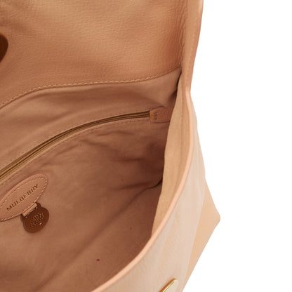 Mulberry Clutch Bayswater Clutch in Rose Water, Calfskin Leather — Detail View