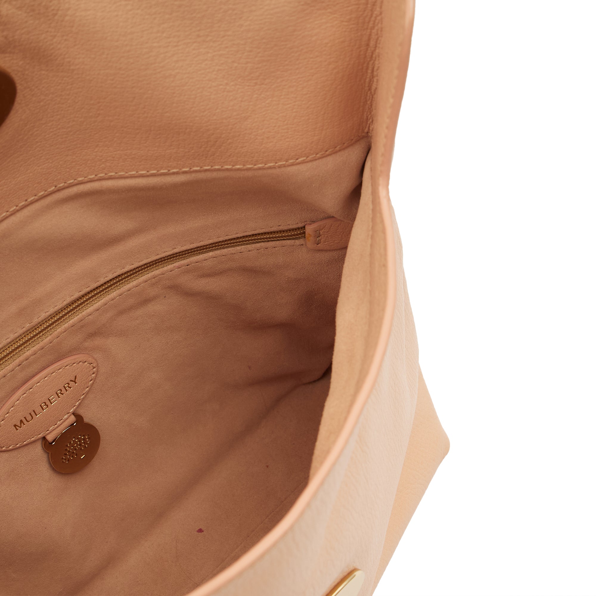 Mulberry Clutch Bayswater Clutch in Rose Water, Calfskin Leather — Alternate View 17