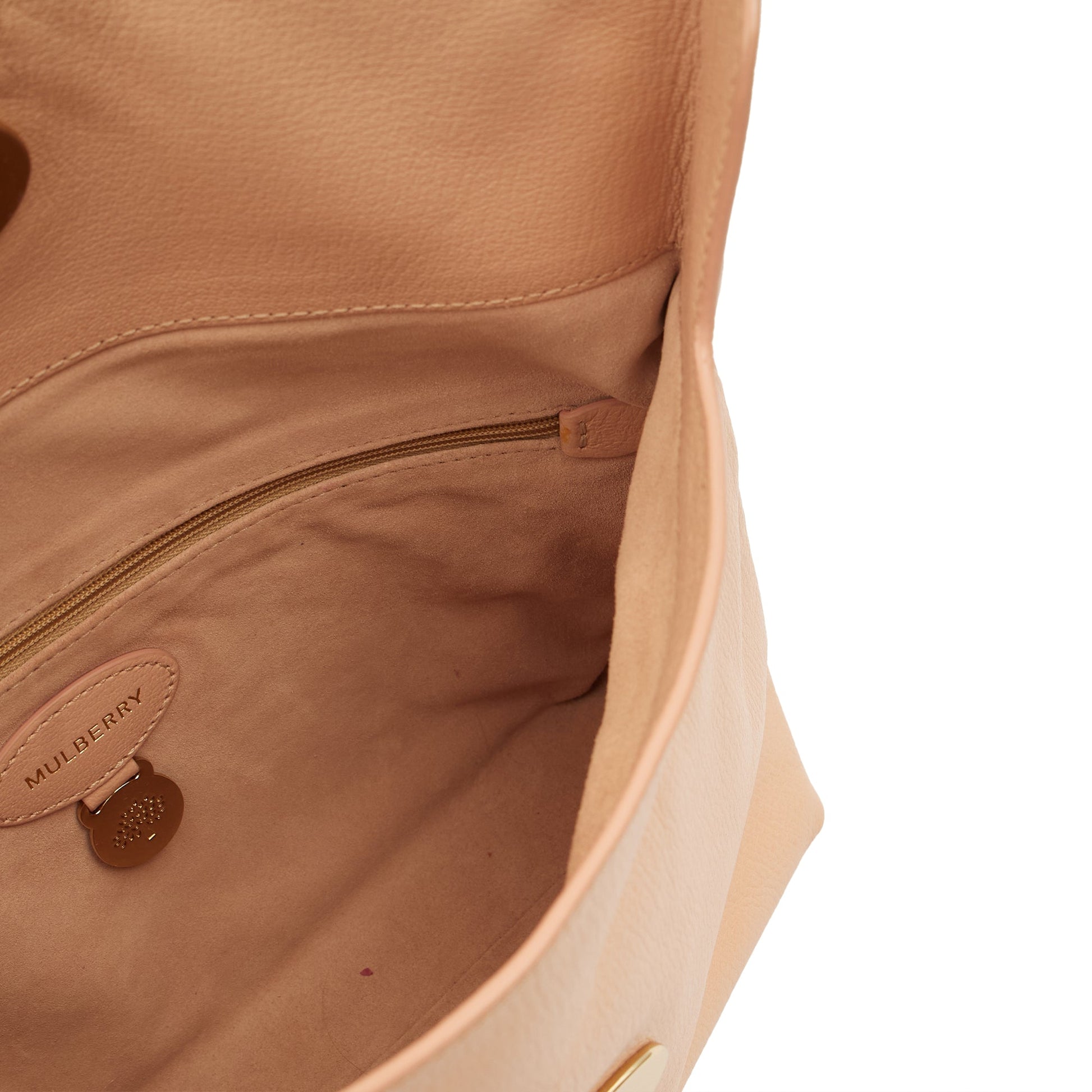 Mulberry Clutch Bayswater Clutch in Rose Water, Calfskin Leather — Alternate View 11