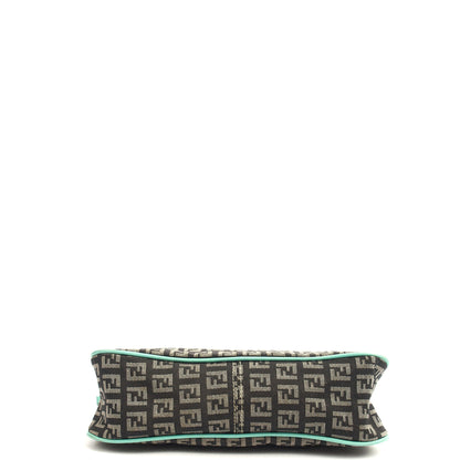 Fendi Shoulder Bag Vintage Zucca Shoulder Bag in Blue, Canvas — Alternate View 10