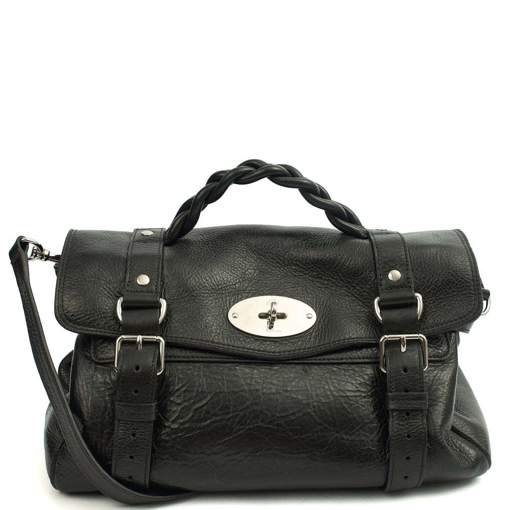 Mulberry Tote Alexa in Black, Leather — Alternate View 13
