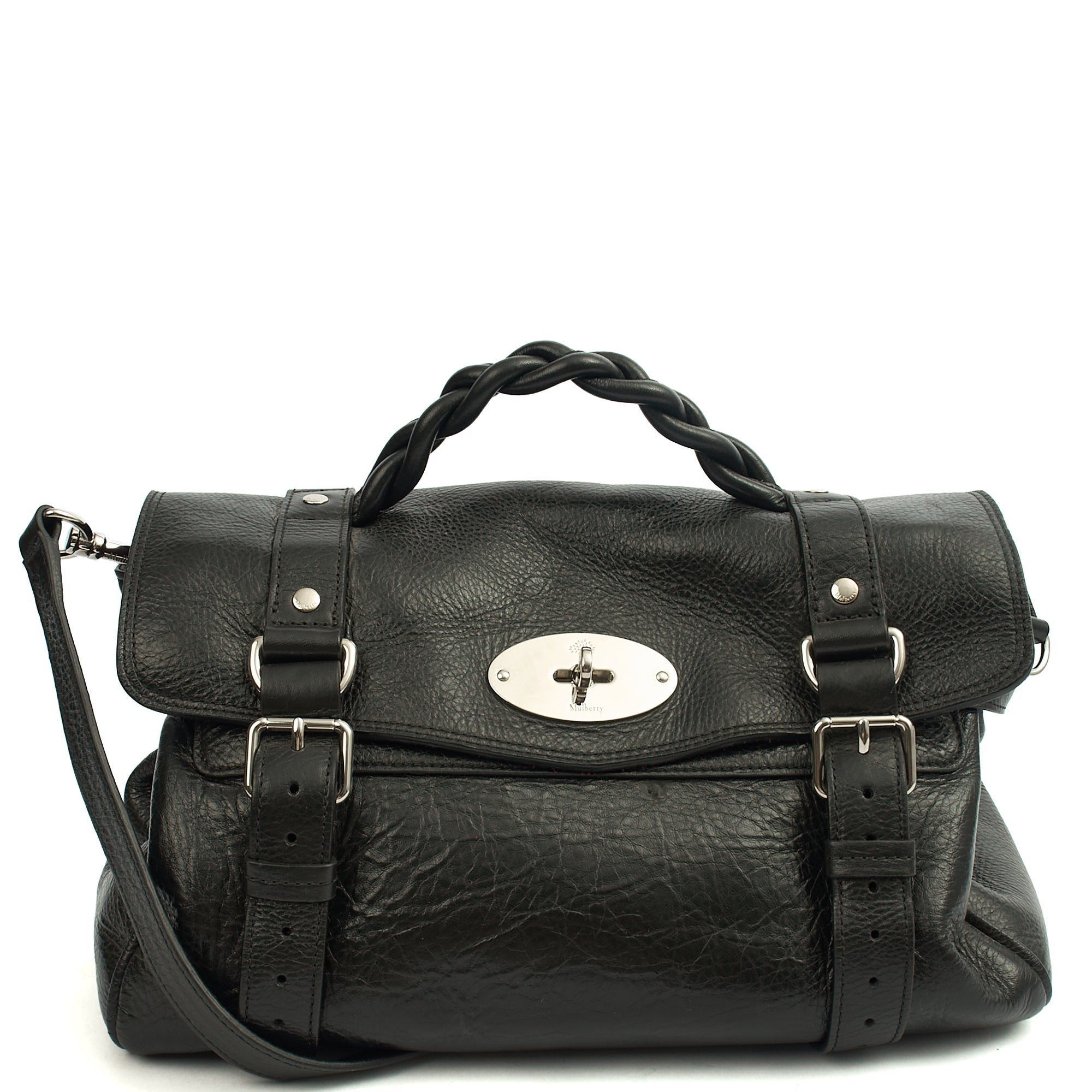 Mulberry Tote Alexa in Black, Leather — Alternate View 13