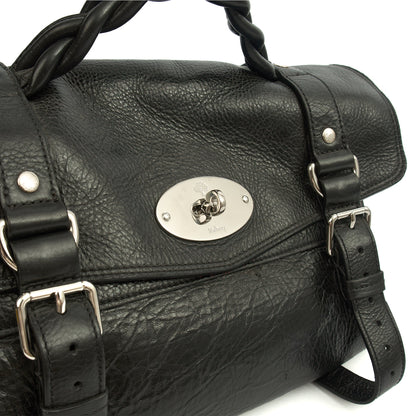 Mulberry Tote Alexa in Black, Leather — Alternate View 12