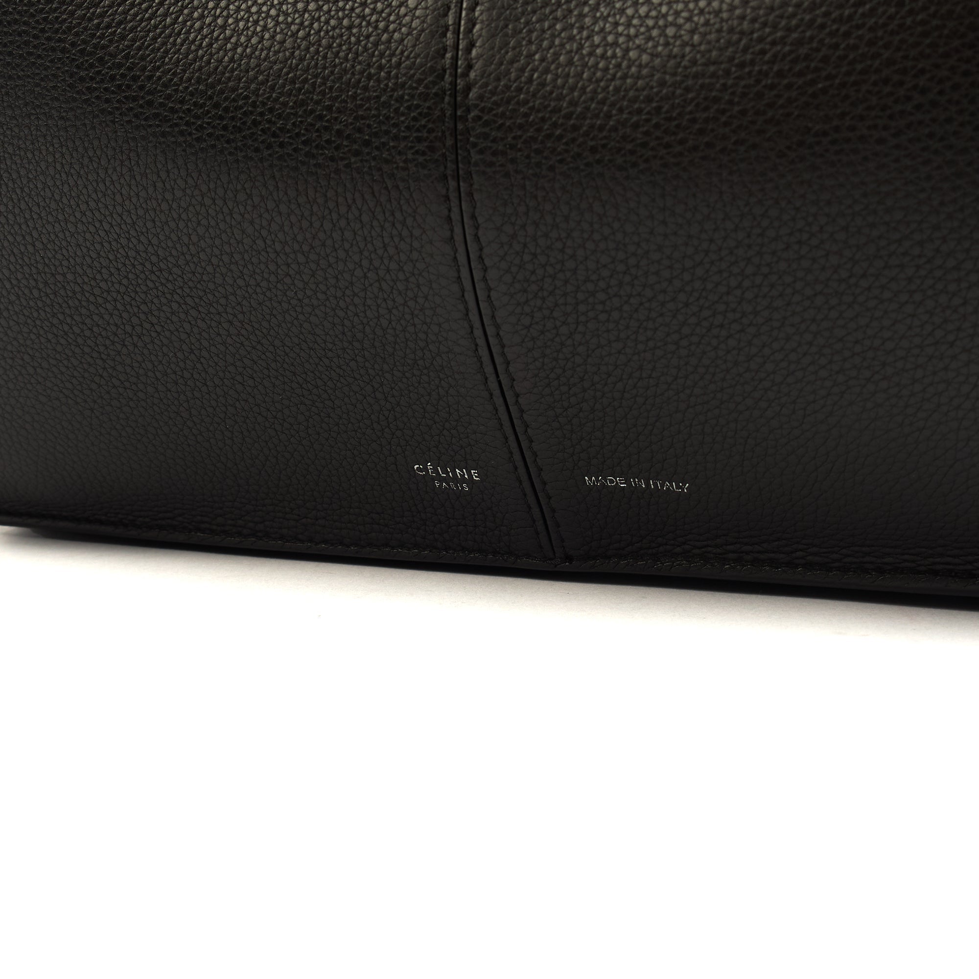 Celine Top Handle Trifold in Black, Leather — Alternate View 12