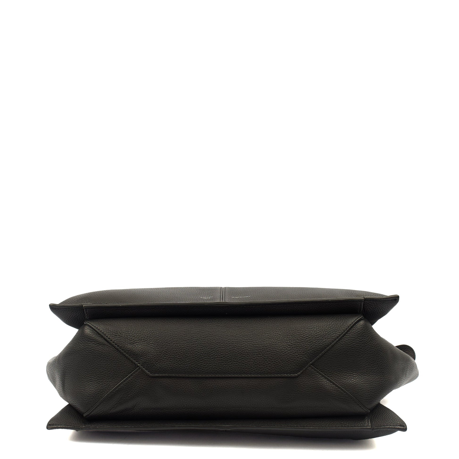 Celine Top Handle Trifold in Black, Leather — Alternate View 10