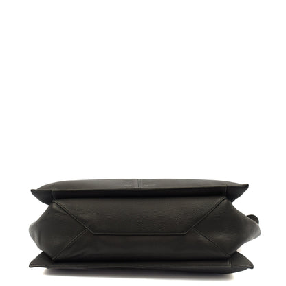 Celine Top Handle Trifold in Black, Leather — Alternate View 10