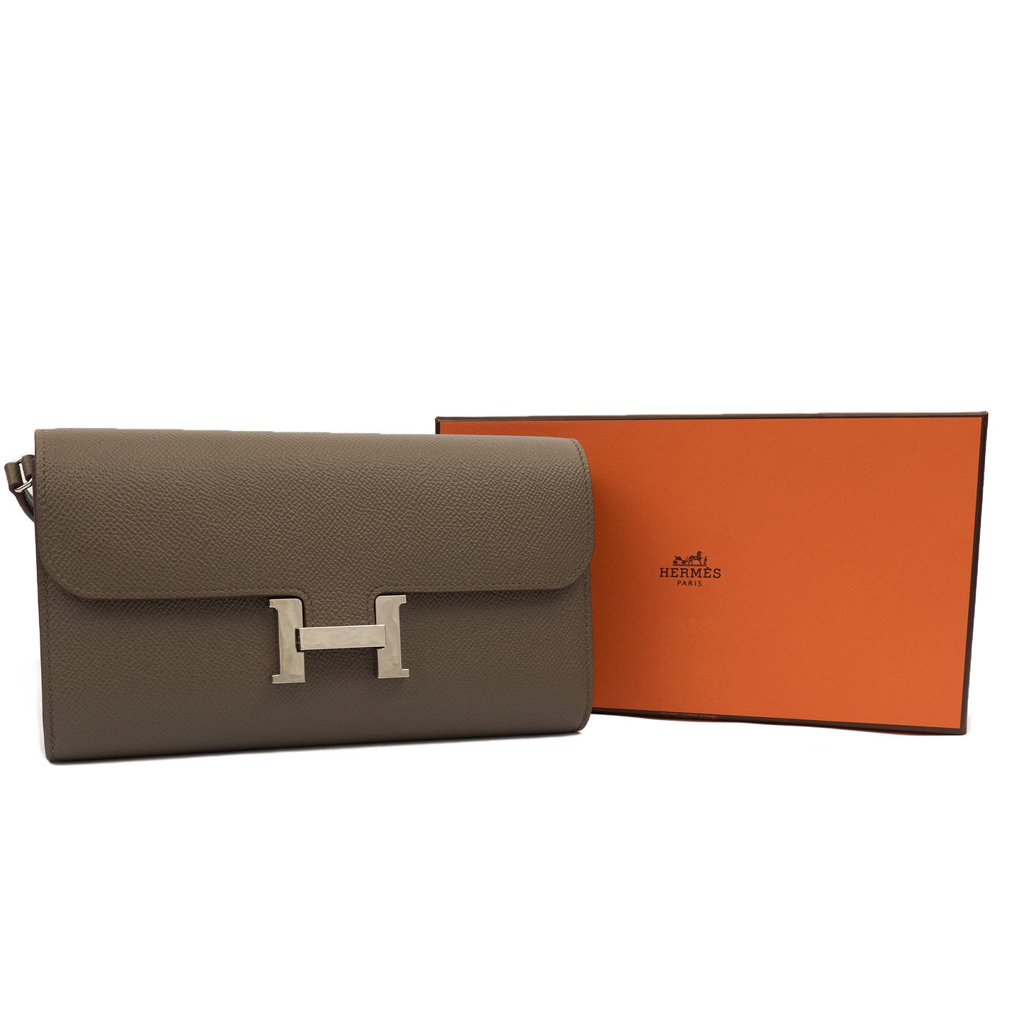 Hermes Constance To Go in Etain, Epsom Leather — Side View