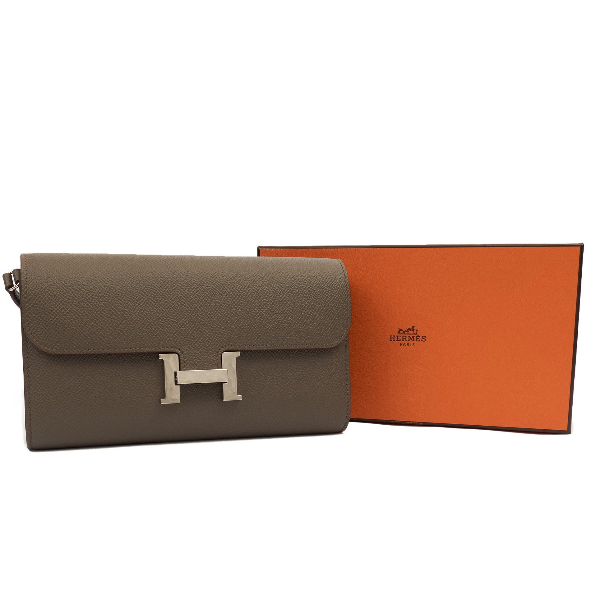 Hermes Constance To Go in Etain, Epsom Leather — Side View