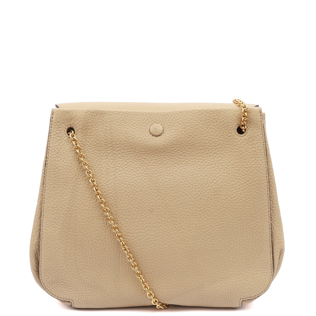 Mulberry Shoulder Bag Marloes in Neutral, Calfskin Leather — Back View