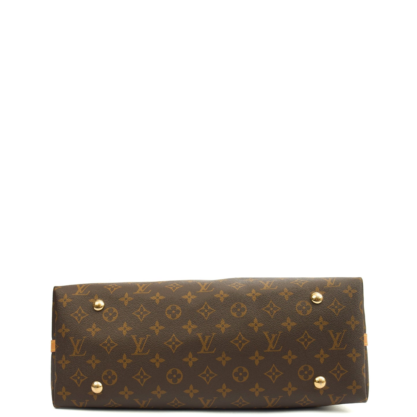 Louis Vuitton CarryAll Vibe MM Bag in Monogram, Canvas — Back View