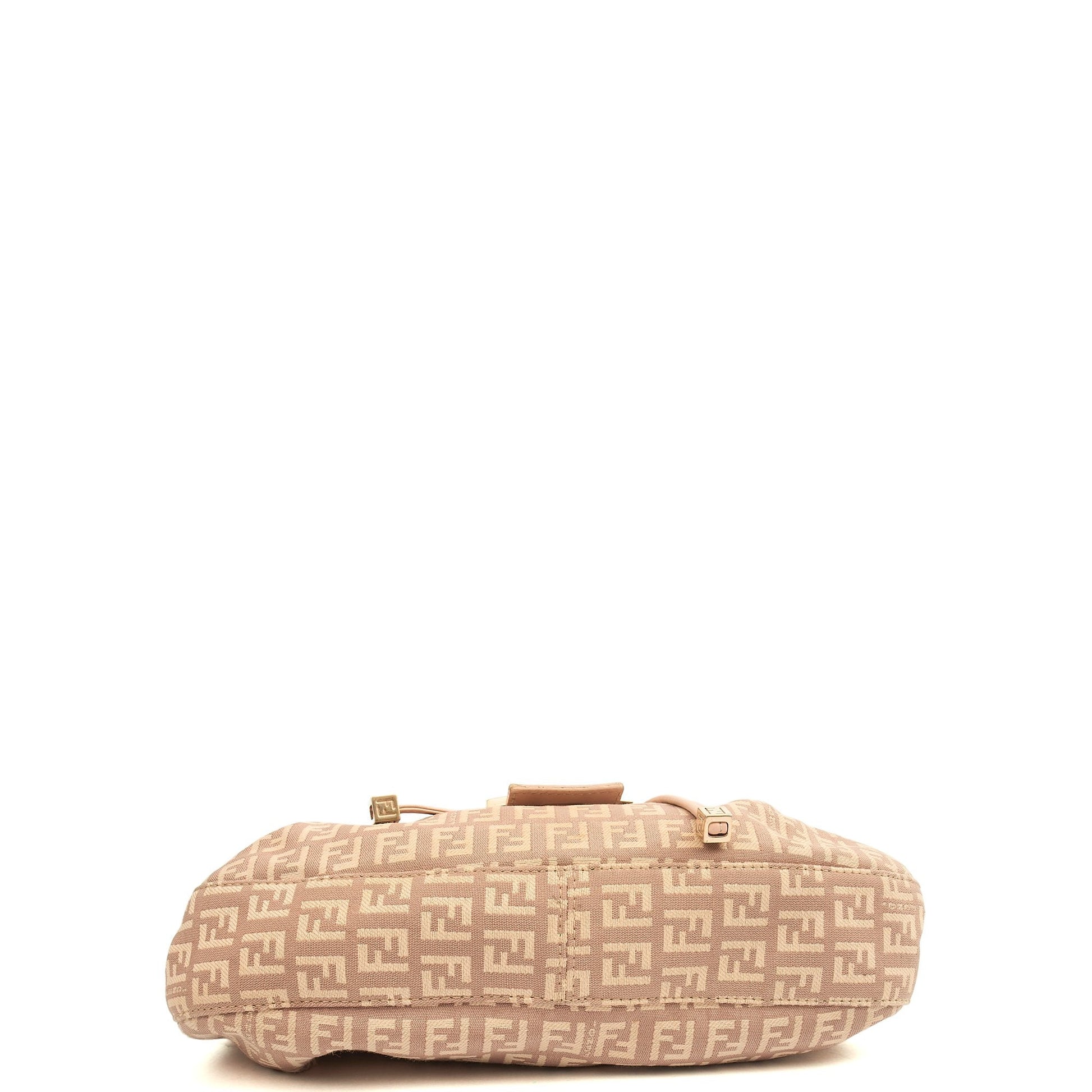 Fendi Shoulder Bag  BAGUETTE MAMMA in Zucca FF, Canvas — Top View