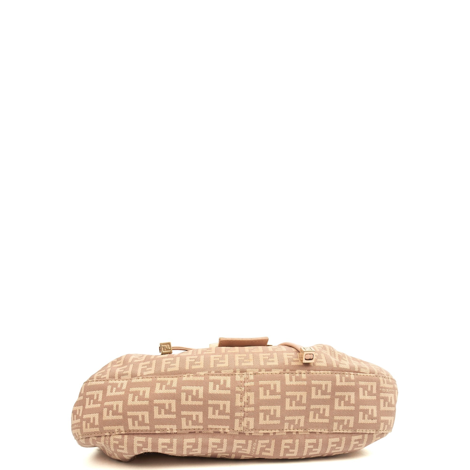 Fendi Shoulder Bag  BAGUETTE MAMMA in Zucca FF, Canvas — Top View