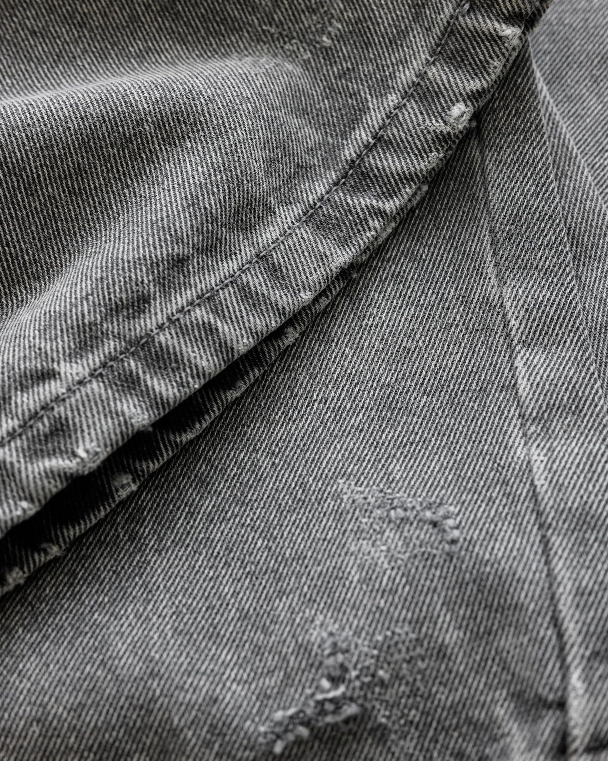 Benir Clothing Distressed Denim - Stone Grey — 28 — Detail View