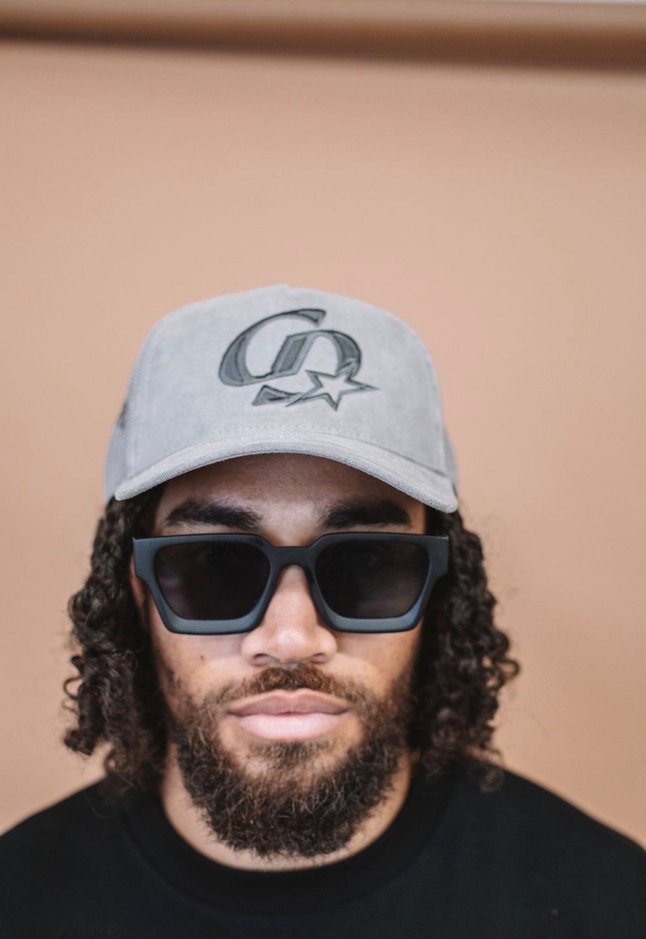 Cardair CD Star Suede Trucker - Grey/Charcoal — One Size — Back View