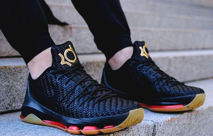 Nike KD 8 EXT Woven Black — UK 3 | EU 35.5 | US 3.5 — Alternate View 7