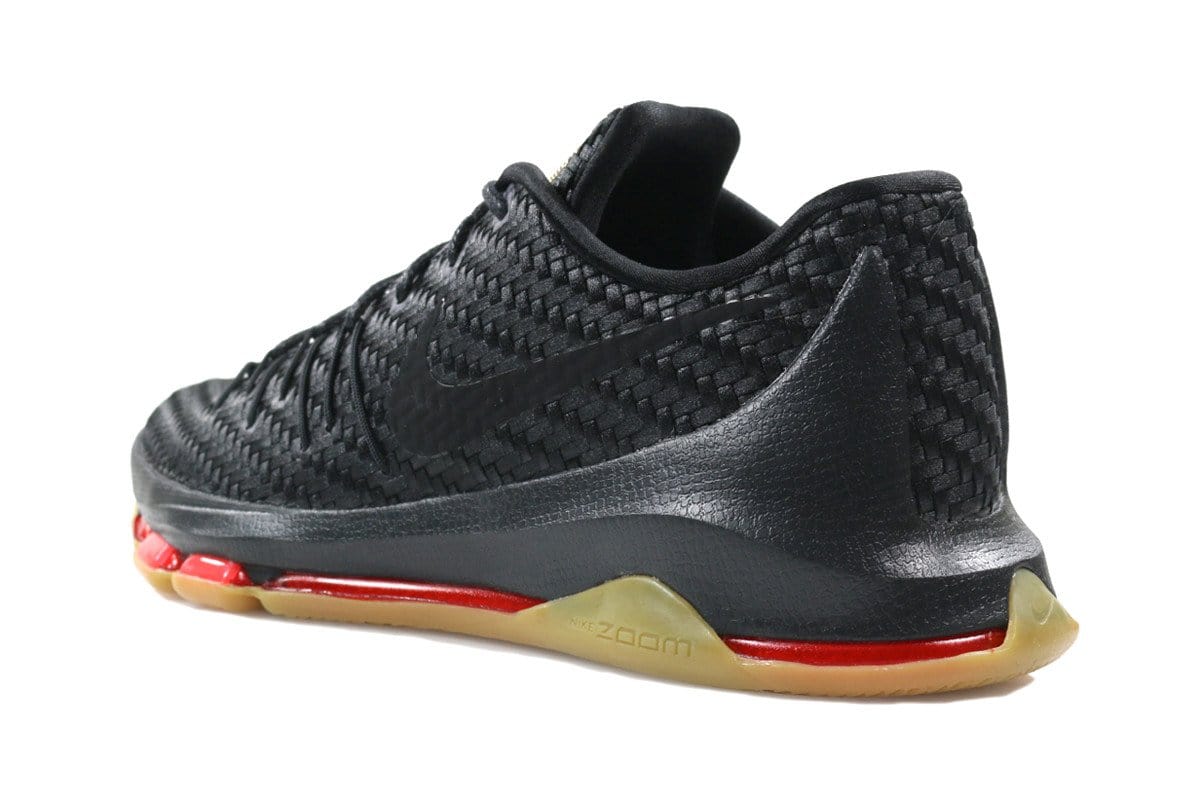 Nike KD 8 EXT Woven Black — UK 3 | EU 35.5 | US 3.5 — Back View