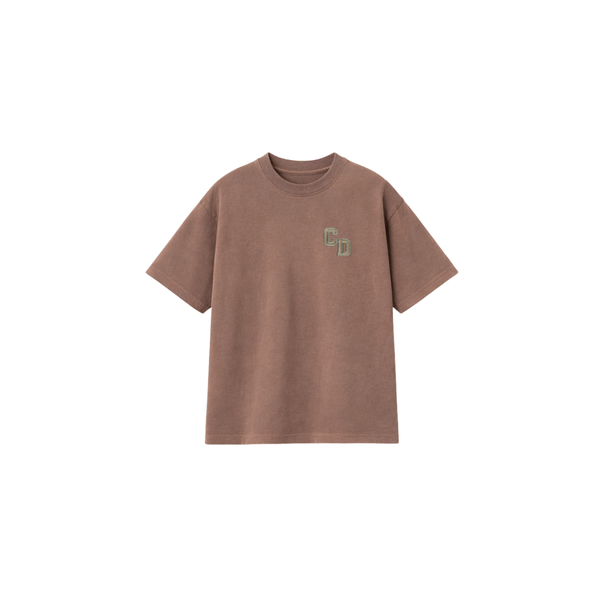 Cardair CD logo T shirt - Washed Mocha — S — Front View