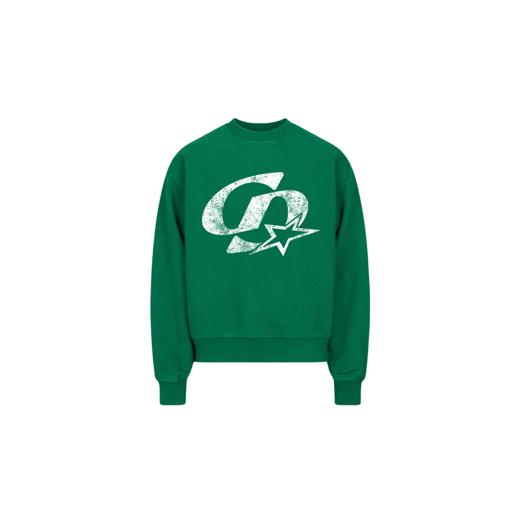 Cardair CD Star Sweatshirt - Racing Green — S — Front View