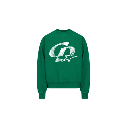 Cardair CD Star Sweatshirt - Racing Green — S — Front View