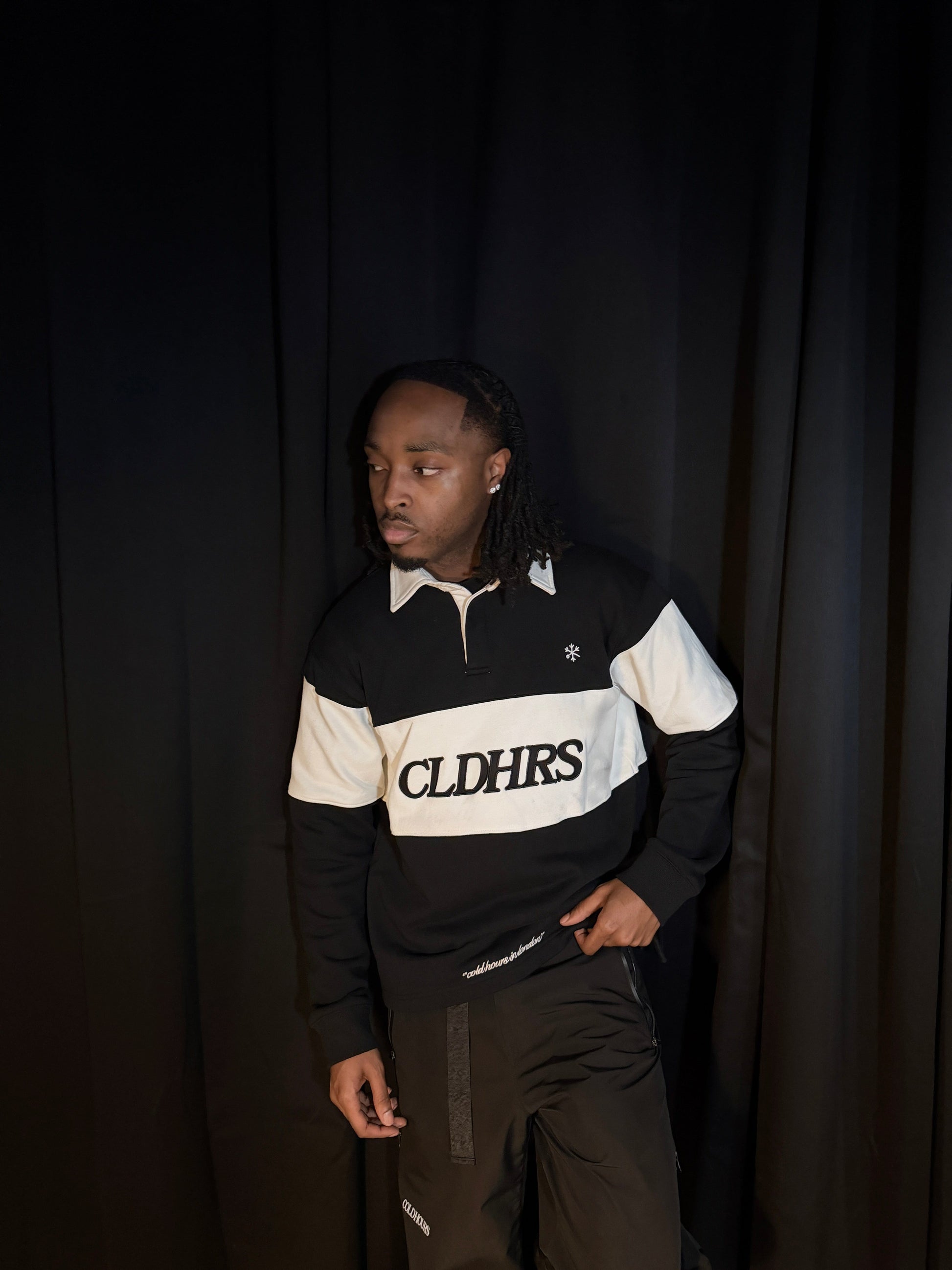 CLD HRS RUGBY POLO — XS — Back View