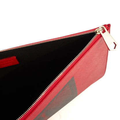 Givenchy Clutch Zip Pouch in Red, Box Calfskin — Alternate View 11
