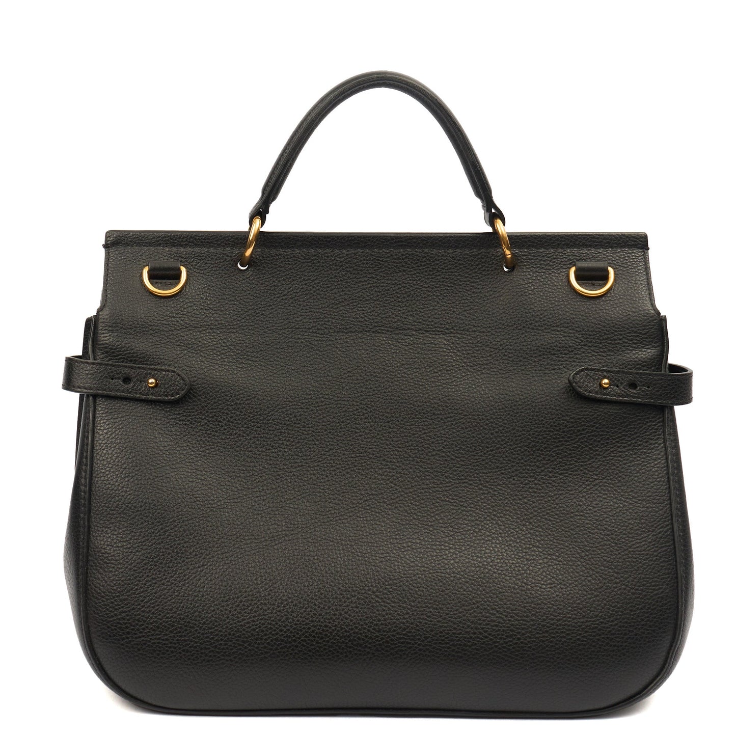 Mulberry Tote Amberley in Black, Calfskin Leather — Alternate View 10