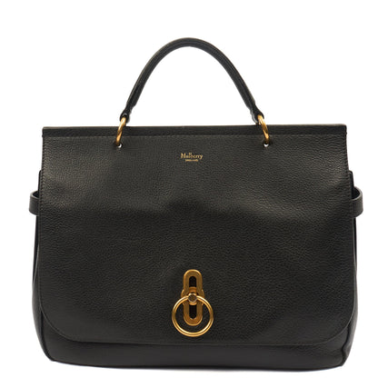 Mulberry Tote Amberley in Black, Calfskin Leather — Alternate View 7
