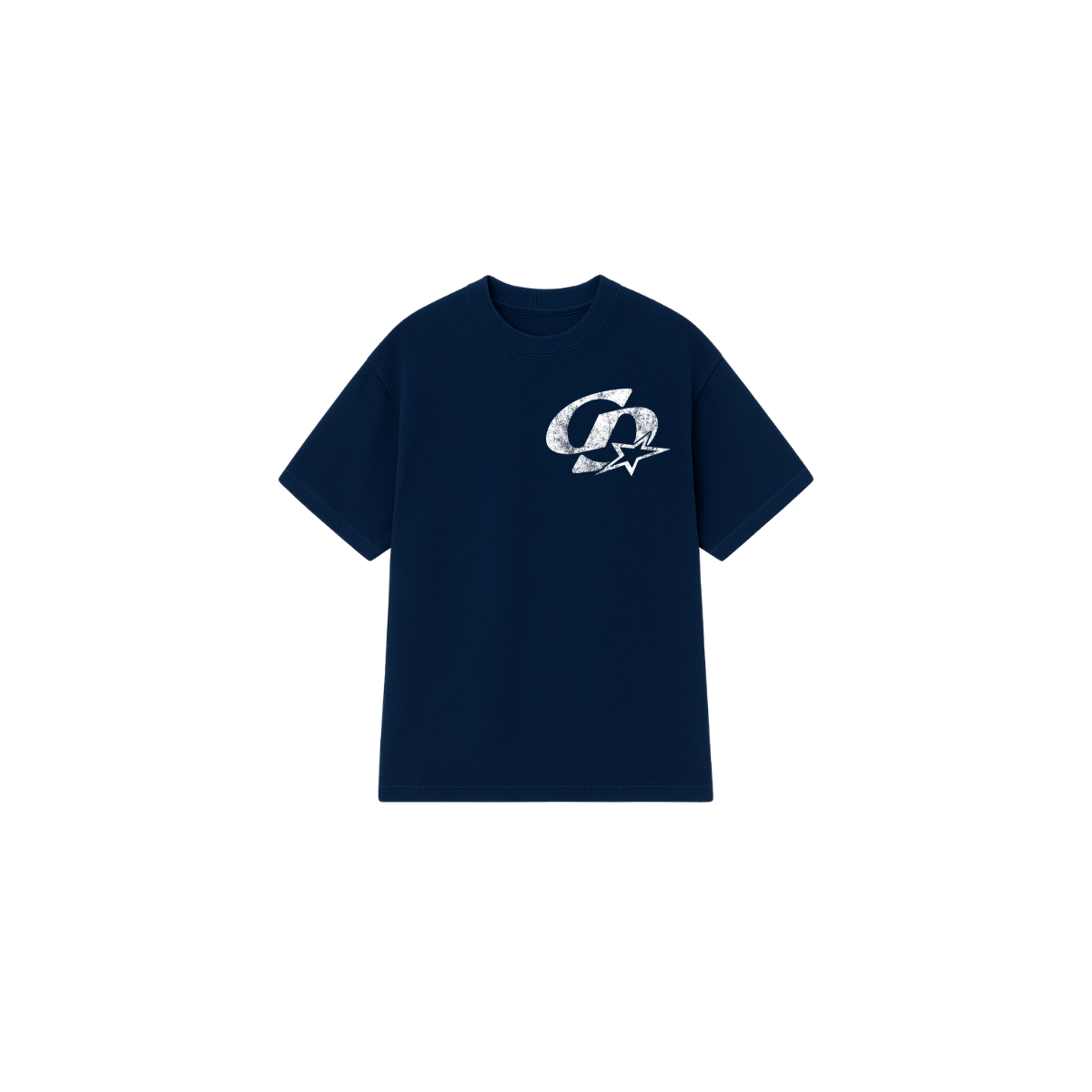 Cardair CD Star T Shirt - Navy Blue — S — Front View
