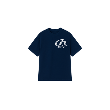 Cardair CD Star T Shirt - Navy Blue — S — Front View