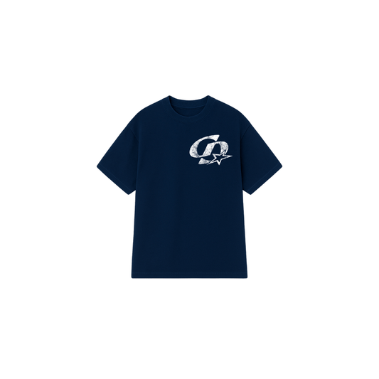 Cardair CD Star T Shirt - Navy Blue — S — Front View