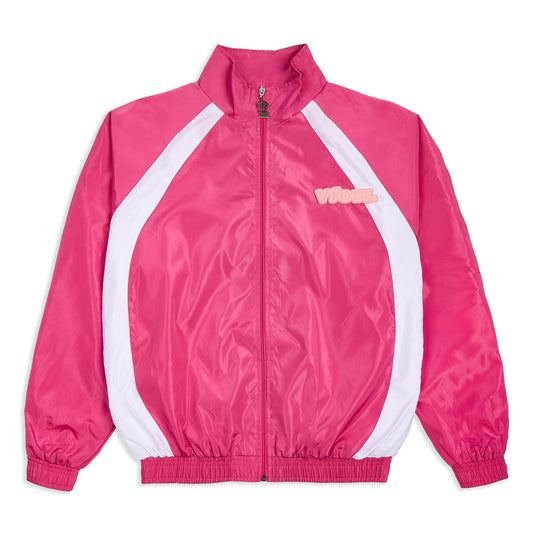 Vfour Ldn Pink Windbreaker Jacket — S — Front View