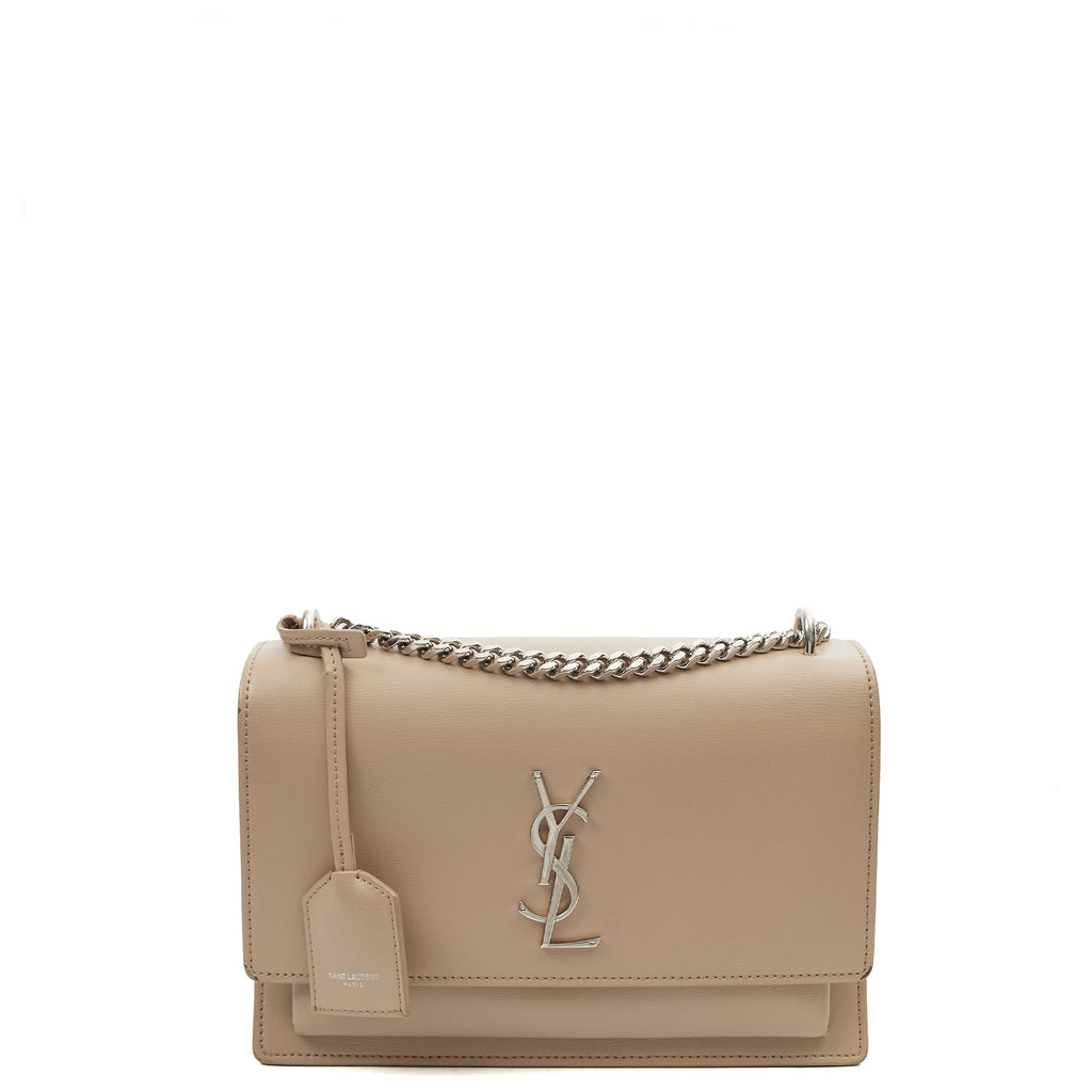 Saint Laurent Shoulder Bag Sunset - Medium in Neutral, Leather — Alternate View 8