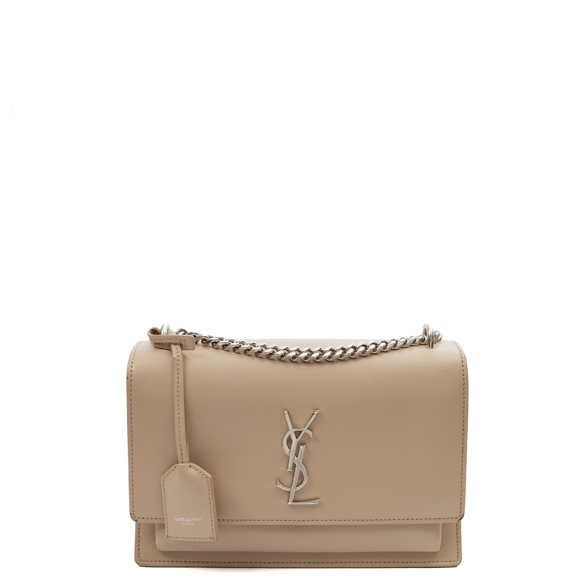 Saint Laurent Shoulder Bag Sunset - Medium in Neutral, Leather — Alternate View 8